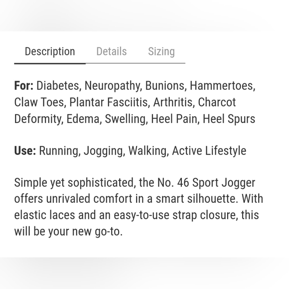 ANODYNE | No. 46 Sport Jogger diabetic lightweight runners sneakers - Picture 11 of 14